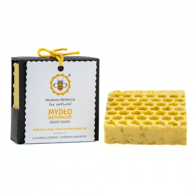 Mydło naturalne plaster miodu | Miodowa Mydlarnia
