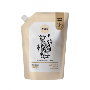 Mydło w płynie Wanilia i Biały cedr - Refill | Yope