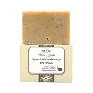 Mydło ze śluzem ślimaka z olejkiem z sosny szkockiej | Mademoiselle Agathe