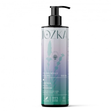 Mydło ziołowe w płynie Lawenda Mięta Geranium | Jozka