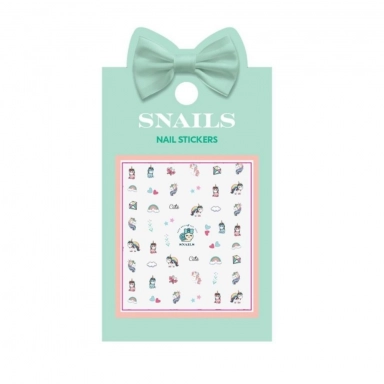 Naklejki na paznokcie Unicorn Quenn | Snails