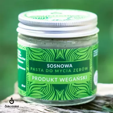 Naturalna pasta do zębów bez fluoru Sosnowa | Shaushka Cosmetics