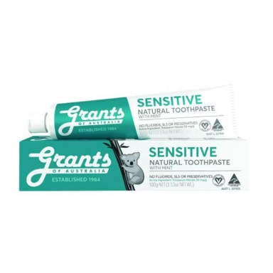 Naturalna pasta do zębów Sensitive - bez fluoru | Grants of Australia