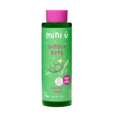 Naturalny bąbelkowy płyn do kąpieli WINOGRONO 0+ | Mini U