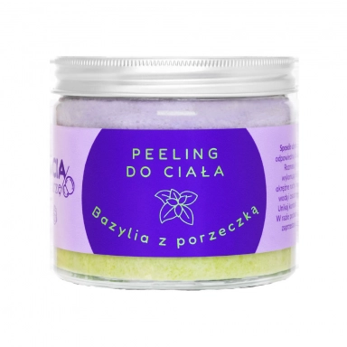 Naturalny peeling solny Bazylia z porzeczką | Bracia Mydlarze