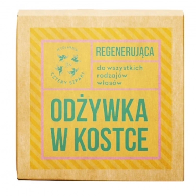 Odżywka do włosów w kostce Eukaliptus Cytrynowy - regenerująca | Cztery Szpaki