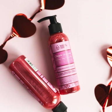 Olejek do masażu Różowy Pieprz & Wanilia | Bydgoska Wytwórnia Mydła