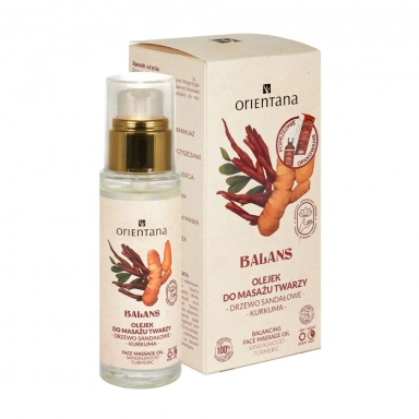 Olejek do twarzy Drzewo Sandałowe i Kurkuma | Orientana