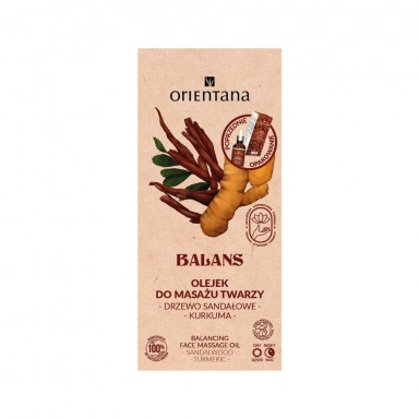 Olejek do twarzy Drzewo Sandałowe i Kurkuma | Orientana