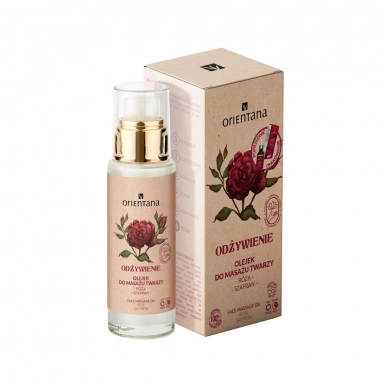 Olejek do twarzy Róża Japońska i Szafran | Orientana