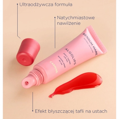 Olejek do ust ALGOLIPS Carmine | Sensum Mare