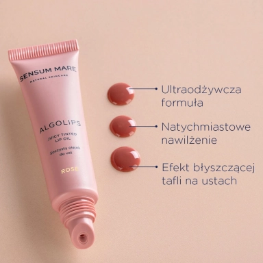Olejek do ust ALGOLIPS Rose | Sensum Mare