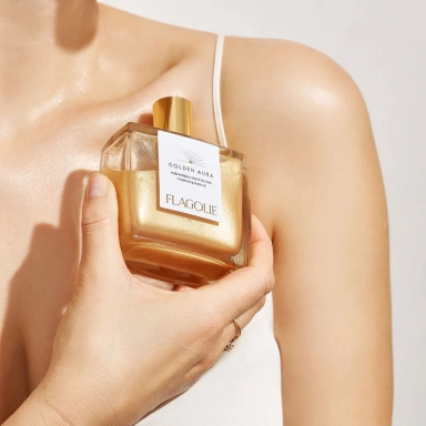 Olejek rozświetlający do ciała Golden aura | Flagolie