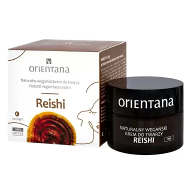 Naturalny wegański krem do twarzy na noc Reishi | Orientana