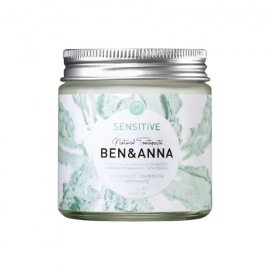 Pasta do wrażliwych zębów z rokitnikiem, rumiankiem i aloesem - bez fluoru | Ben&Anna