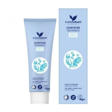 Pasta do wrażliwych zębów z rumiankiem i miętą - z fluorem | Cosnature