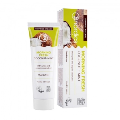 Pasta do zębów Morning Fresh - bez fluoru | Nordics