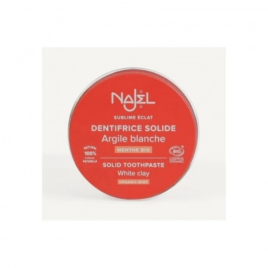Pasta do zębów z białą glinką, wegańska, bez fluoru | Najel