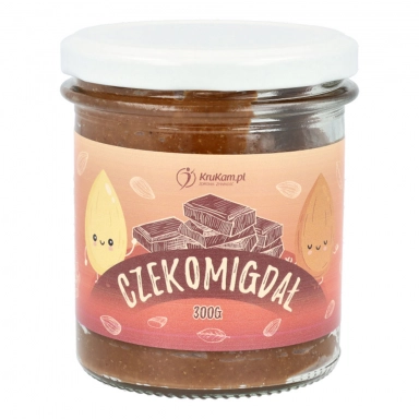 Pasta migdałowa z czekoladą Czekomigdał | KruKam