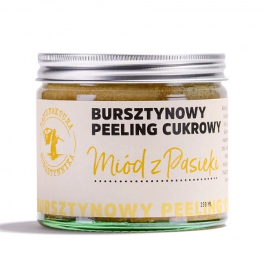 Peeling cukrowy Miód z pasieki | Manufaktura Bursztynnika