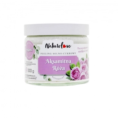 Peeling do ciała Aksamitna róża | Naturolove