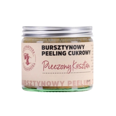 Peeling do ciała Pieczony kasztan | Manufaktura Bursztynnika