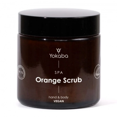 Peeling do dłoni i ciała pomarańczowy Orange Scrub | Yokaba