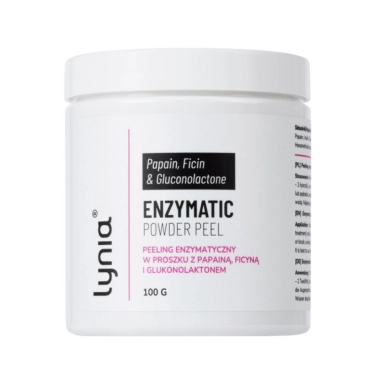 Peeling enzymatyczny w proszku z papainą, ficyną i glukonolaktonem | Lynia