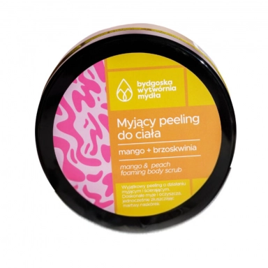 Peeling myjący do ciała Mango - Brzoskwinia | Bydgoska Wytwórnia Mydła