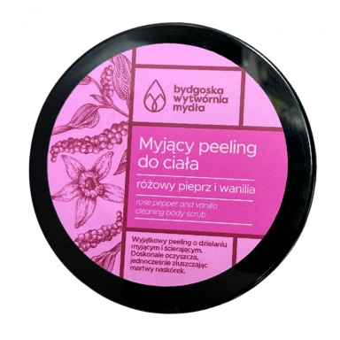 Peeling myjący Różowy Pieprz & Wanilia | Bydgoska Wytwórnia Mydła