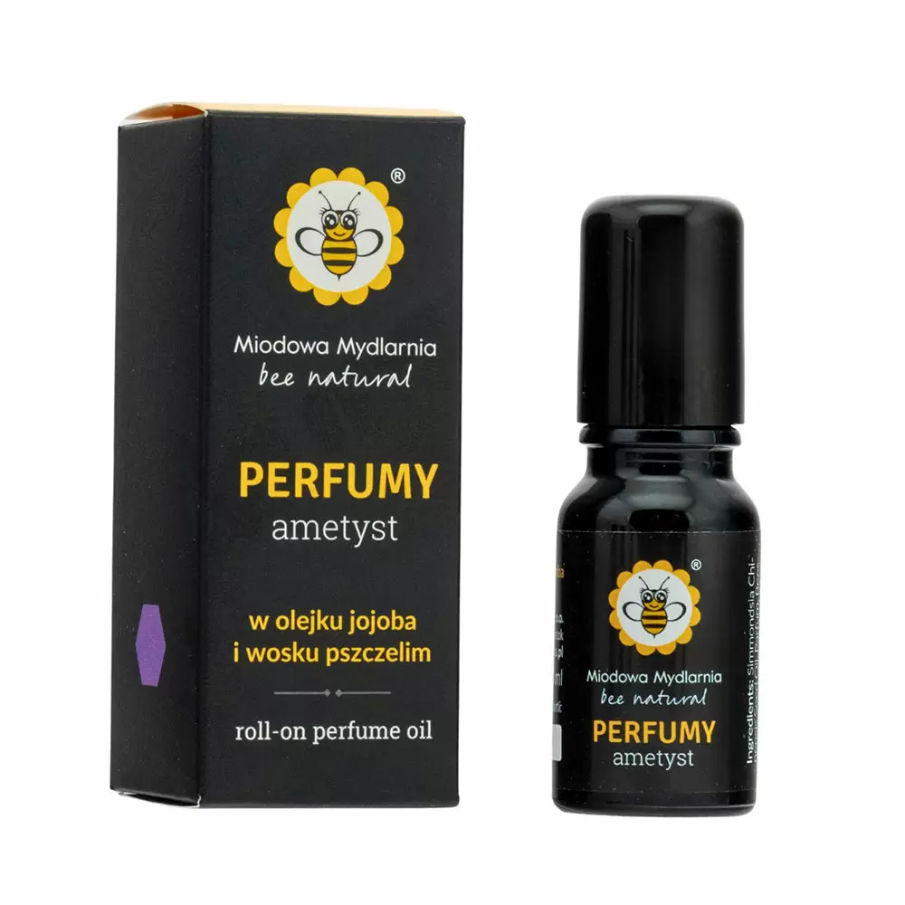 Perfumy roll-on AMETYST | Miodowa Mydlarnia