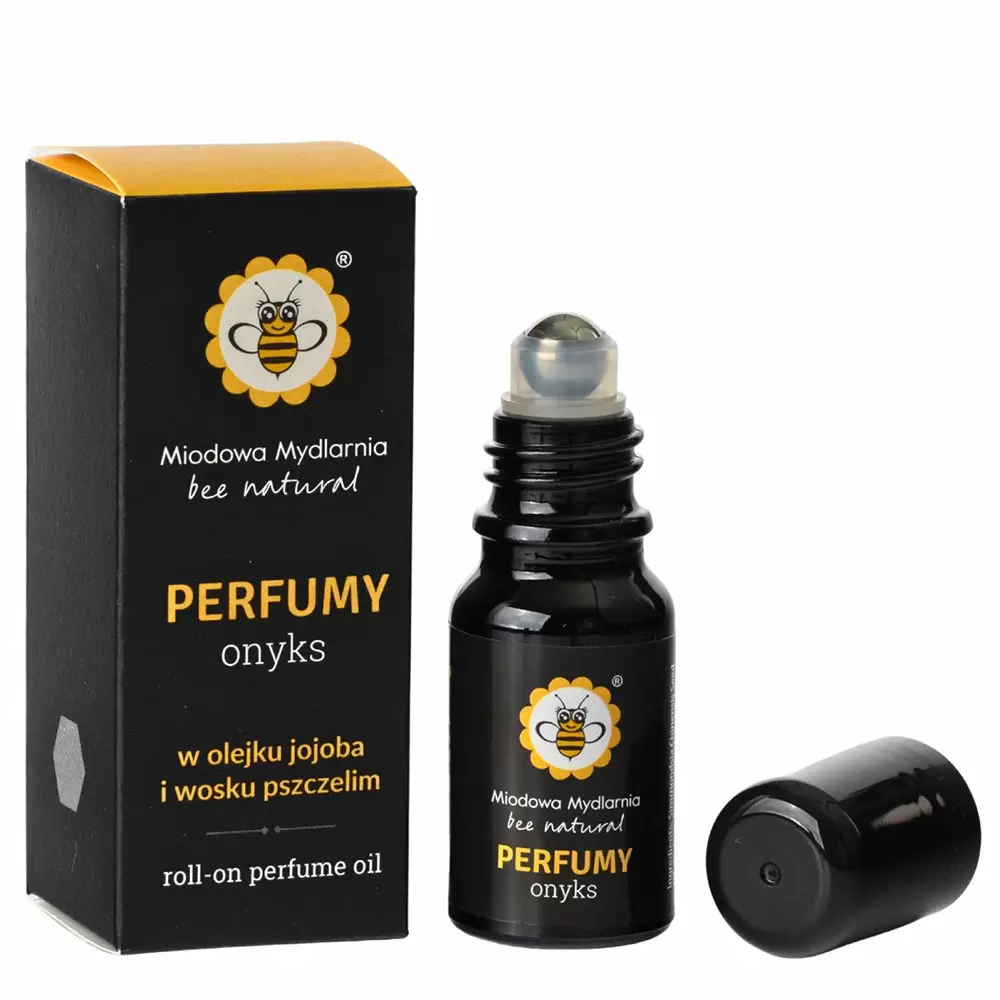 Perfumy roll-on ONYKS | Miodowa Mydlarnia