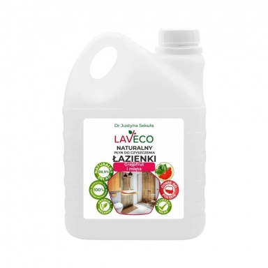 Płyn naturalny do czyszczenia łazienki - Grejpfrut Mięta | Laveco
