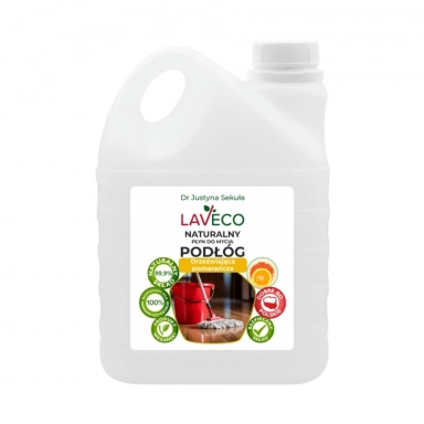 Płyn naturalny do mycia podłóg - Orzeźwiająca pomarańcza | Laveco
