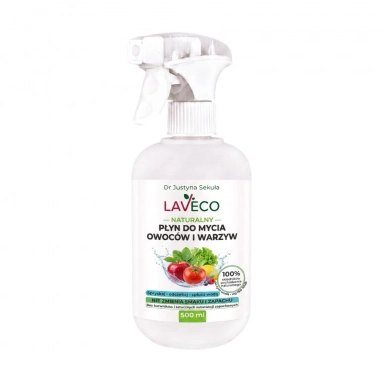 Płyn naturalny do mycia warzyw i owoców | Laveco