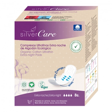 Podpaski ekologiczne bawełniane - ekstradługie | Masmi