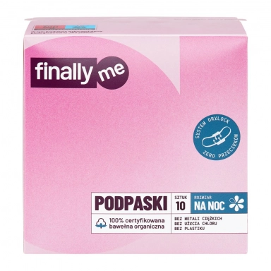 Podpaski organiczne na noc | Finally Me