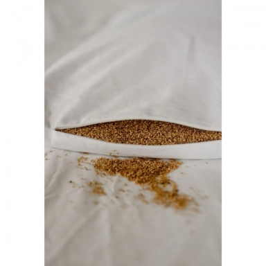 Poduszka Jasiek (łuska prosa) - biała | Everyday Ritu