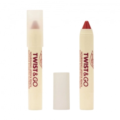 Pomadka odżywczo - nawilżająca kremowa TWIST&GO | puroBIO