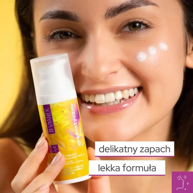 Prebiotyczny Krem do twarzy rozświetlający z witaminą C | Vianek