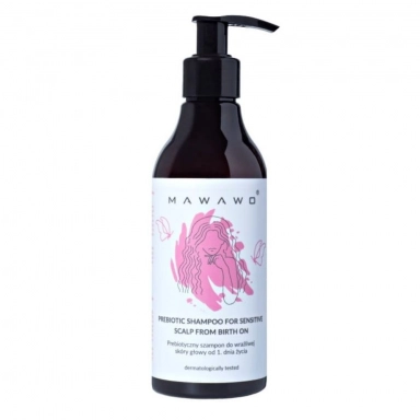 Prebiotyczny szampon do wrażliwej skóry głowy od 1 dnia życia | Mawawo