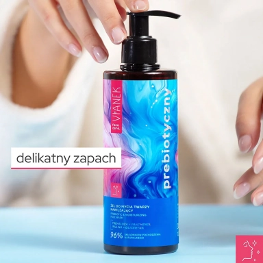 Prebiotyczny Żel do mycia twarzy nawilżający | Vianek