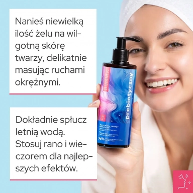 Prebiotyczny Żel do mycia twarzy nawilżający | Vianek