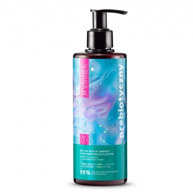 Prebiotyczny Żel do mycia twarzy z kwasem salicylowym | Vianek