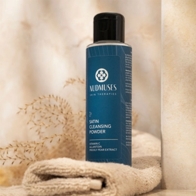 Puder myjący satynowy z witaminą c i opuncją figową | Nudmuses