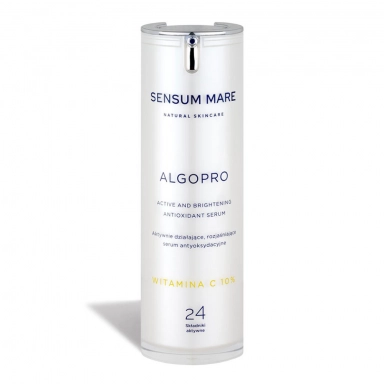 Rozjaśniające serum antyoksydacyjne z witaminą C 10% ALGOPRO | Sensum Mare