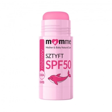 Sztyft różowy przeciwsłoneczny SPF 50 | Momme