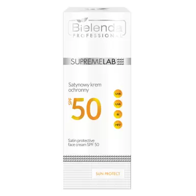Satynowy krem ochronny SPF 50 Supremelab SUN PROTECT | Bielenda Professional