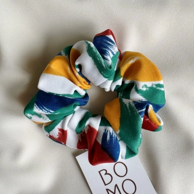 Scrunchie bawełniana - Tropical | BoMoye