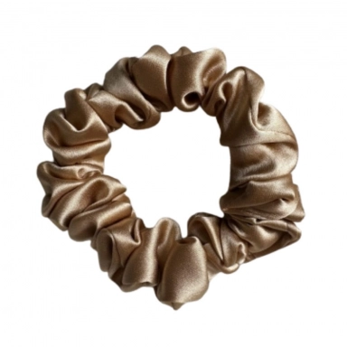 Scrunchie jedwabna mini - Prosecco | BoMoye